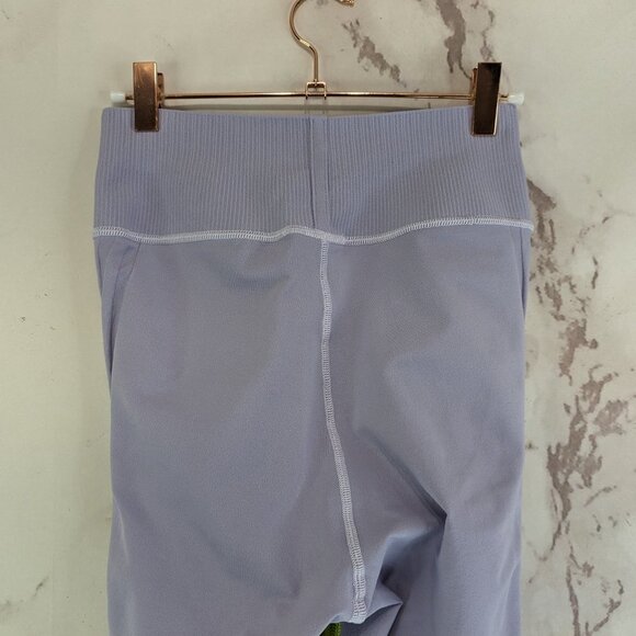 Adidas Legging Women Small Training Prime Knit Fine Tight Purple Green GD9401 - Picture 7 of 12